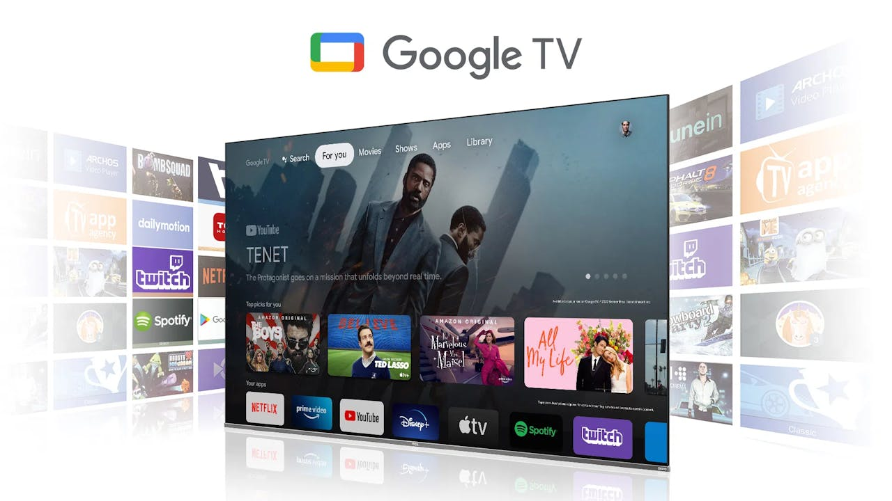 TCL tv met Google TV