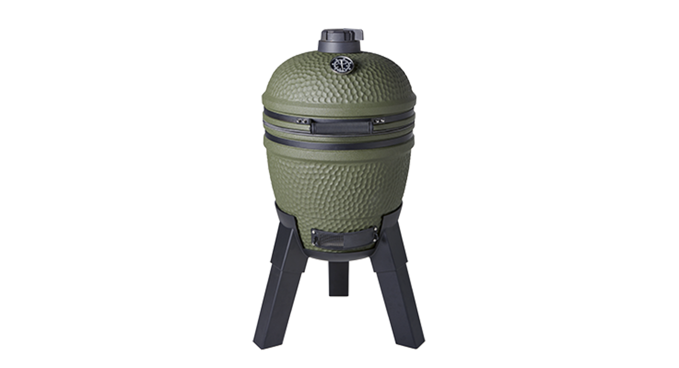 Moddern Kamado Large Aluminium Poten + Gratis Hoes