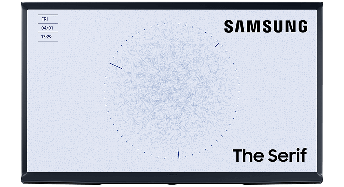 Samsung The Serif QE55LS01RBS Blauw