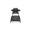 Weber Q 1000 met stand Zwart