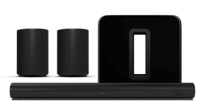HelloTV Sonos Arc Zwart + Sonos Sub (Gen 3) + 2x Sonos Era 100 aanbieding