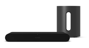 HelloTV Sonos Ray Zwart + Sonos Sub Mini Zwart aanbieding