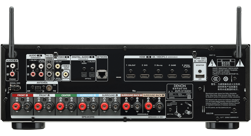 Denon AVR-X1500H kopen? HelloTV